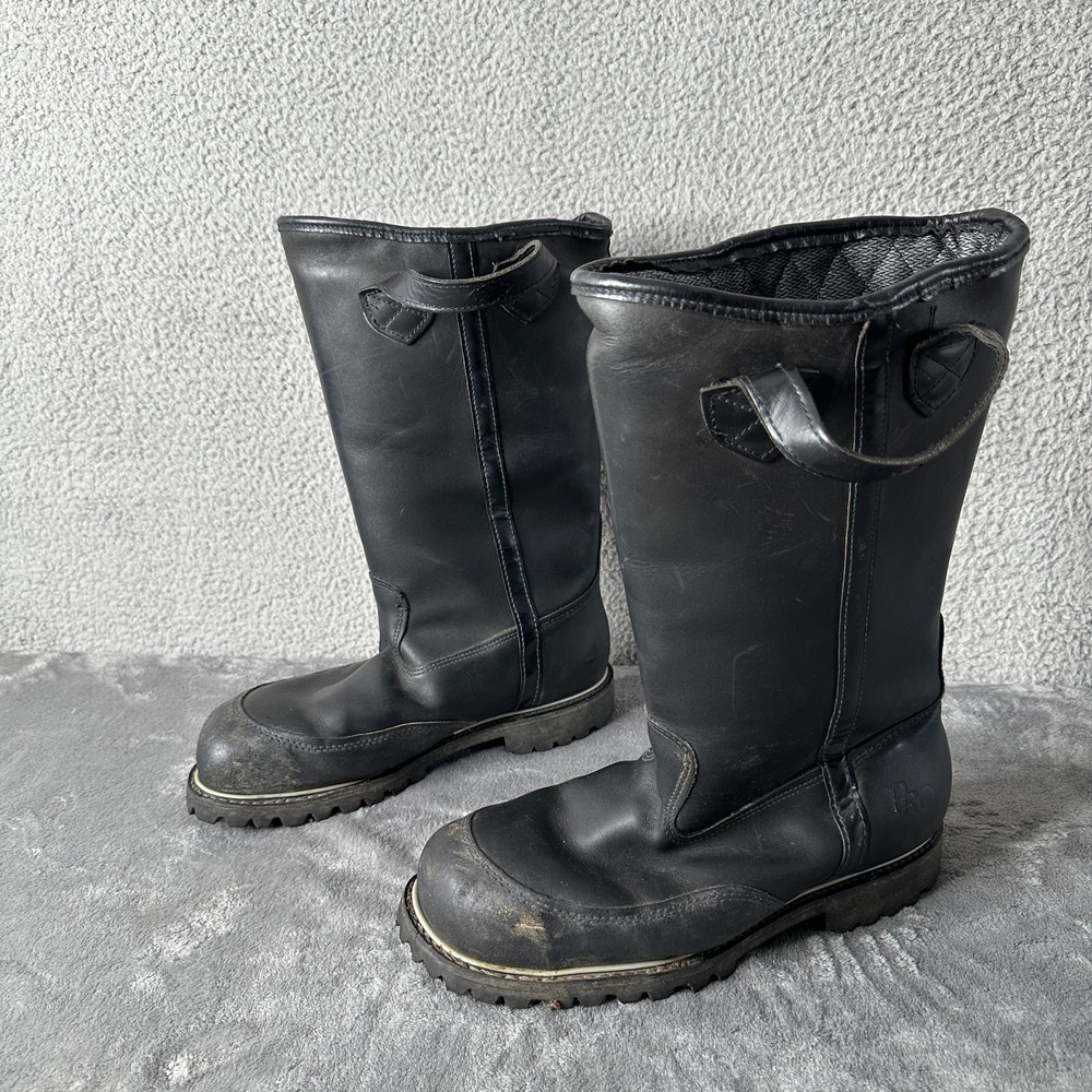 Honeywell Pro Series 5050B Firefighter Boots Sz 9 3E‎ Wide Leather NFPA USA